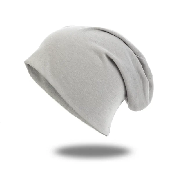 Solid Beanie Polyester Men/Women Unisex Beanies Caps Casual Beanie Hats For Women Skullies Beanies Thin Cap - Image 4