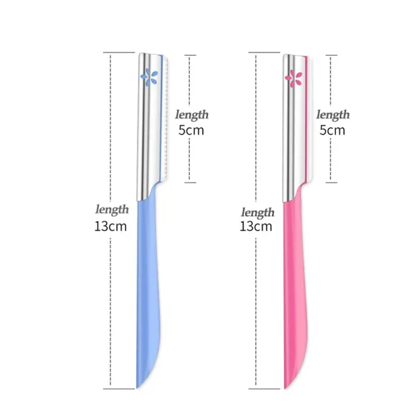 3/5pcs Eyebrow Epilator Sets for Women Makeup Beauty Eyebrows Hair Removal Styling Tool Steel Blade Facial Sourcil Razor Trimmer - Image 4