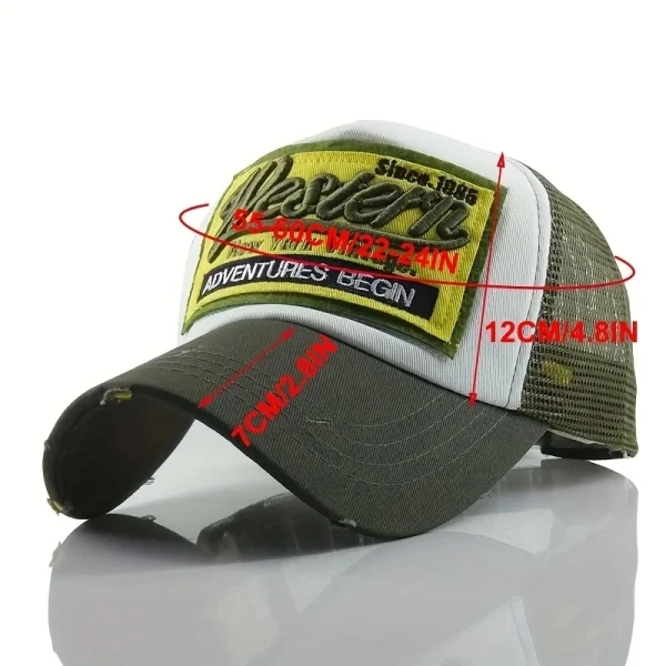 Western New York Vintage Trucker Hats for Men Women Since 1985 Breathable Mesh Embroidery Baseball Caps Snapback Summer Dad Hat - Image 2