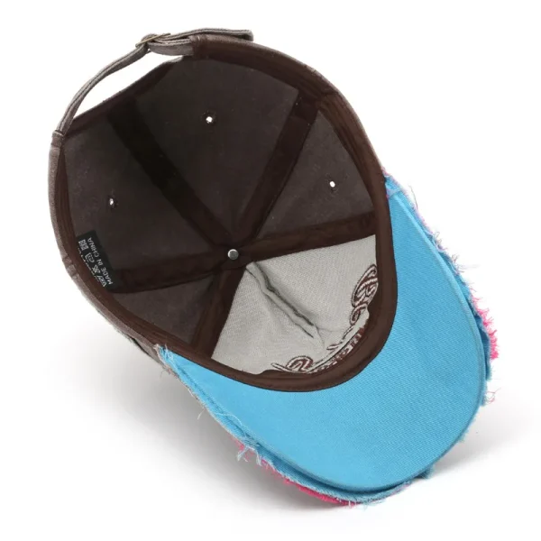 Retro Letter Embroidery Baseball Caps Spring Summer Men Women Cotton Adjustable Casual Hat Hip Hop Streetwear Sun Hats y2k hat - Image 5