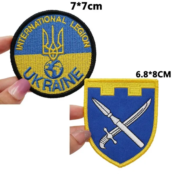 109th Detached Territorial Defense Brigade Tactical Embroidery Patches for Backpacks and Clothing military Accessories with Hook