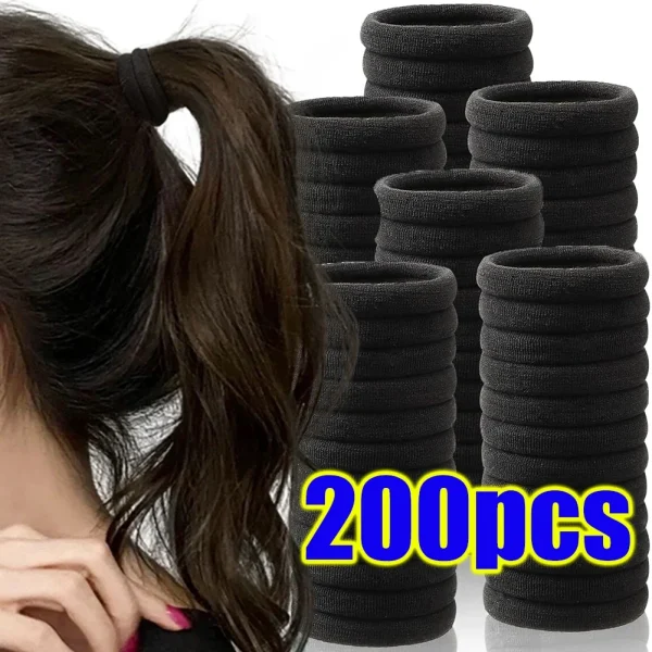 Thicken Hair Bands for Children Colorful Nylon Scrunchie Hair Ties Rubber Band Kids Elastic Hairs Leagues Girl Hair Accessories
