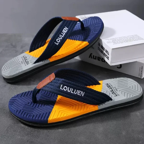 High Quality Hot Sale Men Flip Flops Summer Beach Flip Flops Men Fashion Breathable Casual Beach Men Slippers Summer Outdoor - Image 6