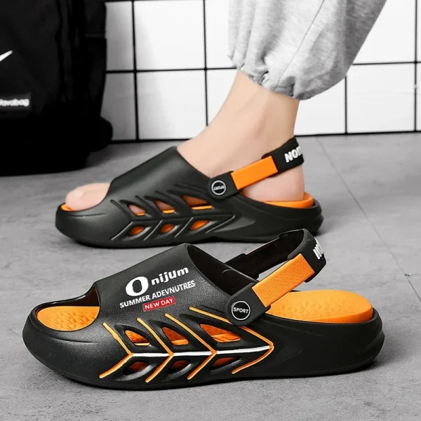 Slipper Men Slippers Summer Man Slippers Walk Around Home House Shoes Flip Flop Slipers Men's Comfortable Slipper Men's slippers - Image 5