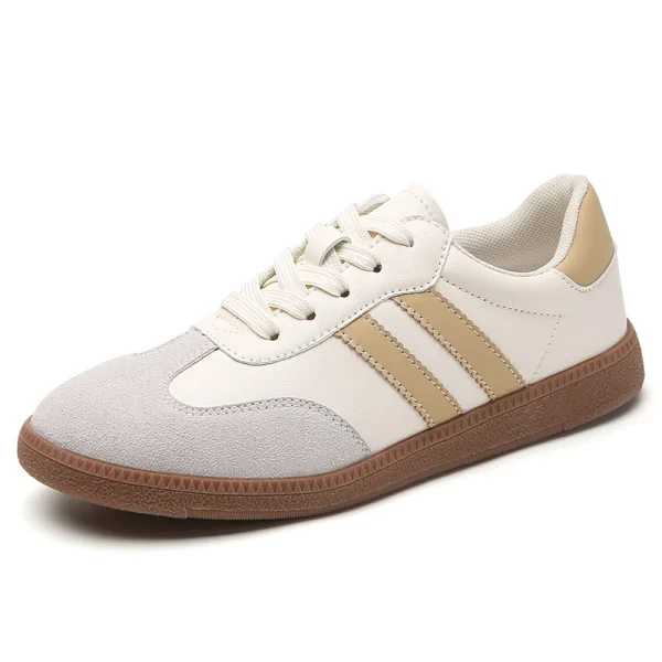 Women Shoes Fashion Casual Flats Vulcanize Shoes Ladies Outdoor Walking Sneakers Women Comfortable Classical Shoes Black White - Image 6