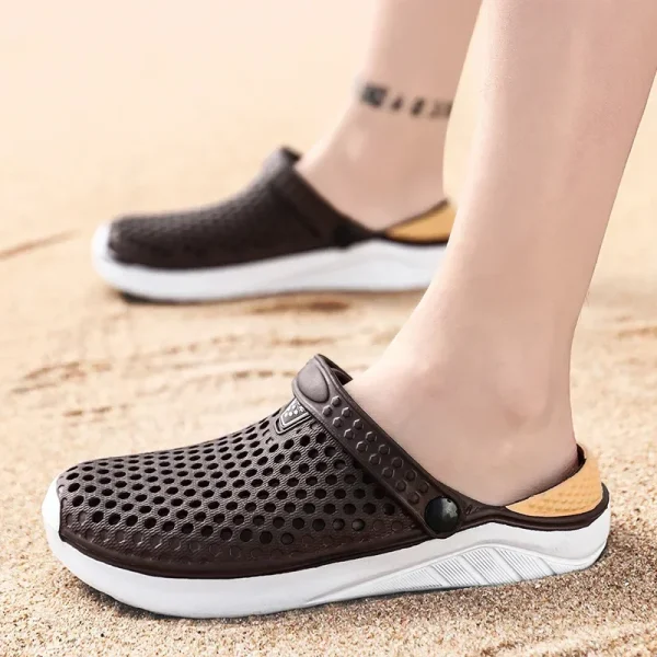 Men's slippers Comfortable Men's Sandal House Slippers Man Summer Shoes Sale Original Brands Shoes Genuine Mens Slipper Slides - Image 4