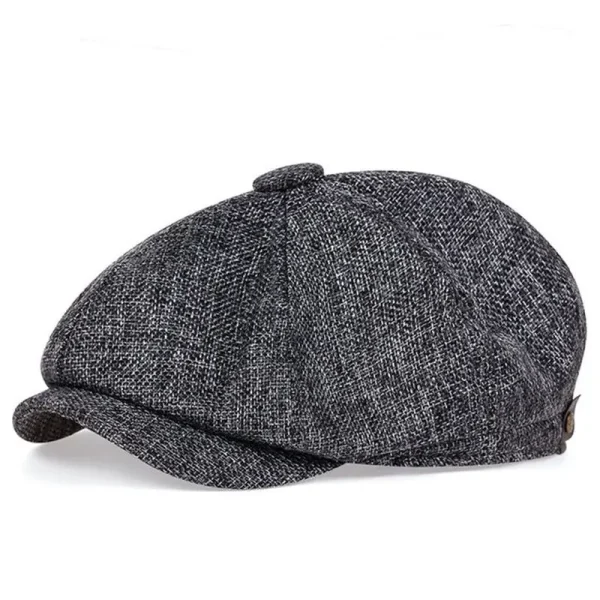 Men Casual Newsboy Hat Spring Autumn Retro Beret Hats Wild Casual Hats Unisex Wild Octagonal Cap for Men Street Caps Gorras - Image 4