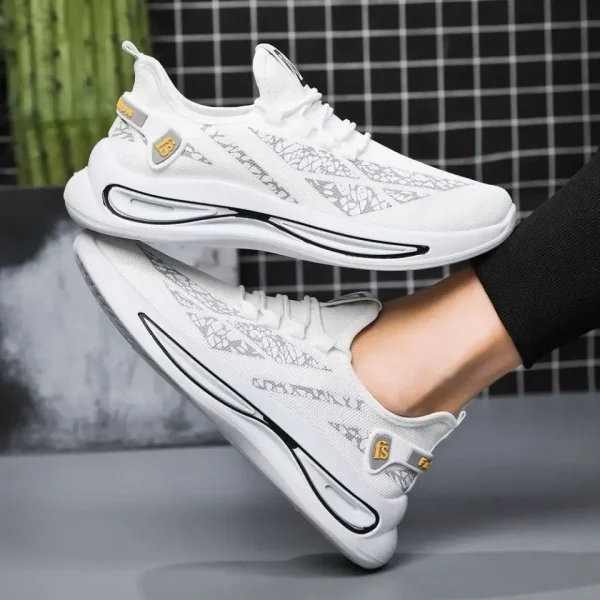 Mens Shoes Slip on Breathable Fashion Sneakers Athletic Outdoor Sport Running Shoes Comfortable Walking Training Tennis Shoes - Image 3