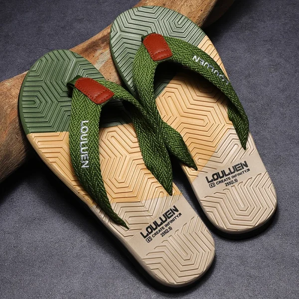 High Quality Hot Sale Men Flip Flops Summer Beach Flip Flops Men Fashion Breathable Casual Beach Men Slippers Summer Outdoor - Image 3