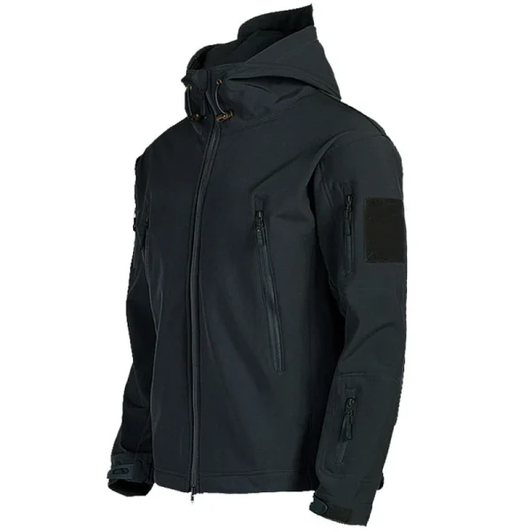 Military Shark Skin Soft Shell Jackets Men Tactical Windproof Waterproof jacket men Army Combat Jackets Mens Hooded Bomber Coats - Image 2