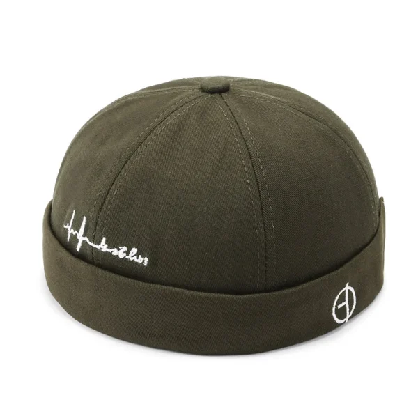 New Hat For Men And Women In Spring And Autumn Brimless Hat Hip Hop Hat Without Brim - Image 3