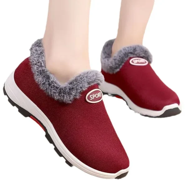 Waterproof Winter Boots for Women 2024 New Plush Snow Boots Women Ankle Boots Warm Black Couple Cotton Couples Platform Shoes - Image 5