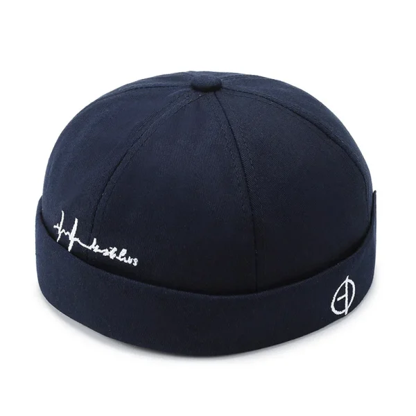 New Hat For Men And Women In Spring And Autumn Brimless Hat Hip Hop Hat Without Brim - Image 2