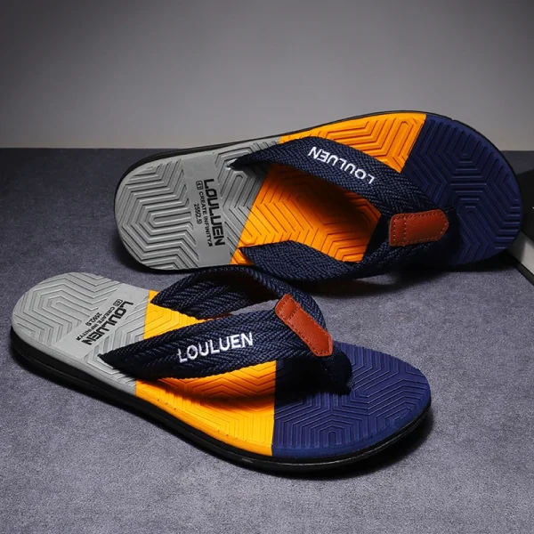High Quality Hot Sale Men Flip Flops Summer Beach Flip Flops Men Fashion Breathable Casual Beach Men Slippers Summer Outdoor - Image 4