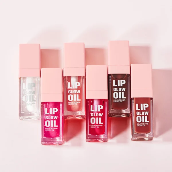 8.3ml Moisturizing and Volumizing Lip Gloss Oil, Hydrating Lip Glow Oil, Lip Care Beauty Product, Tinted Lip Oil #020 Mahogany
