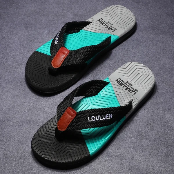 High Quality Hot Sale Men Flip Flops Summer Beach Flip Flops Men Fashion Breathable Casual Beach Men Slippers Summer Outdoor - Image 5