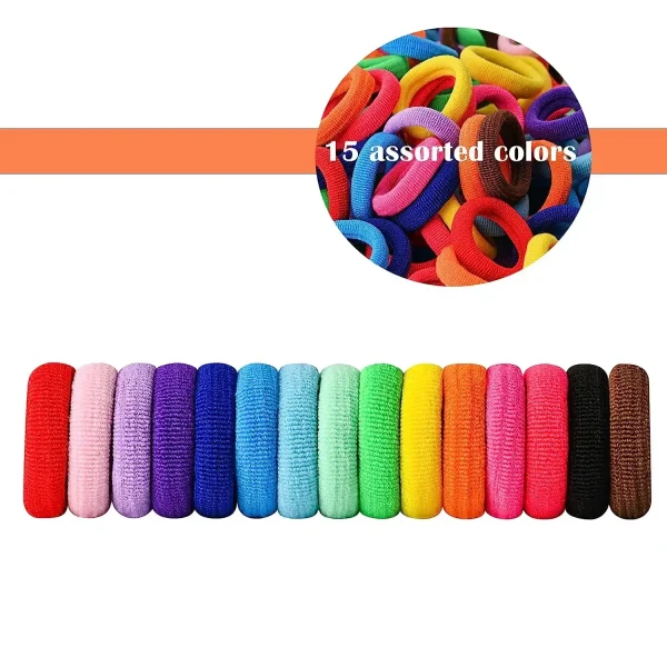 Thicken Hair Bands for Children Colorful Nylon Scrunchie Hair Ties Rubber Band Kids Elastic Hairs Leagues Girl Hair Accessories - Image 4