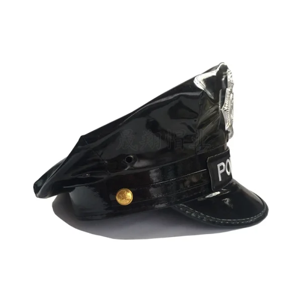 Costume Uniform Hat police Officer Hat For Women Newsboy Hat for police Costume Halloween Party Costume Props - Image 3