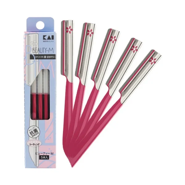 5pcs eyebrow epilator sets for women Makeup Beauty Eyebrows Hair Removal Styling Tool steel blade Facial Razor trimmer - Image 5