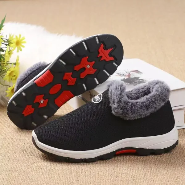 Waterproof Winter Boots for Women 2024 New Plush Snow Boots Women Ankle Boots Warm Black Couple Cotton Couples Platform Shoes - Image 3