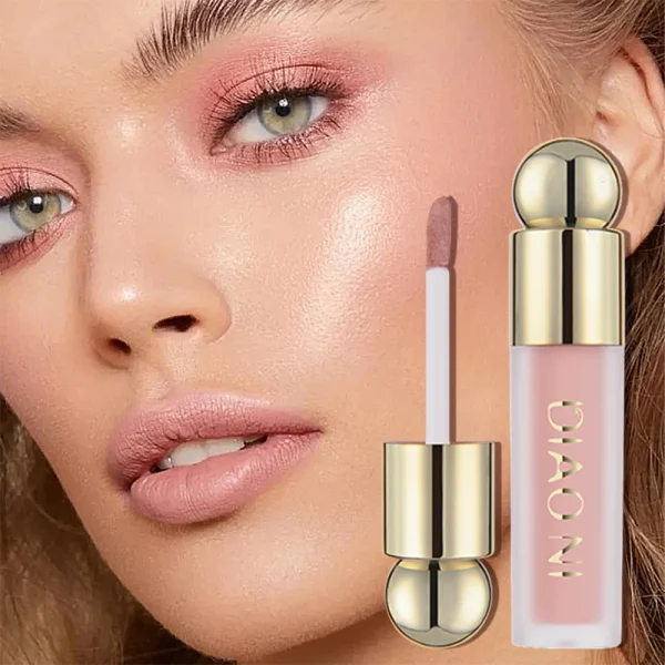 Liquid Blush Soft Matte Liquid Cream Blush Makeup Lightweight Beauty Blush Makeup for Long-Lasting Natural Velvet Liquid Blusher - Image 3