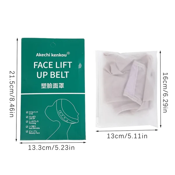 3D Reusable Breathable Beauty Women Anti Wrinkle Slimming Bandage V Shaper Full Face Lift Sleeping Mask - Image 3