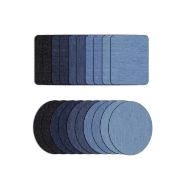 Fabric Iron On Patches Appliques (With Glue Back) Elbow Patches Repair Pants For Jean Clothing And Jean Pants Apparel - Image 2