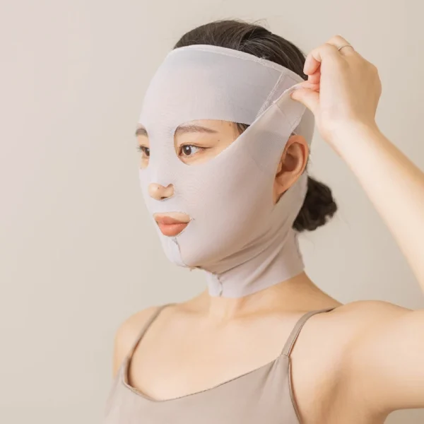 3D Reusable Breathable Beauty Women Anti Wrinkle Slimming Bandage V Shaper Full Face Lift Sleeping Mask - Image 5