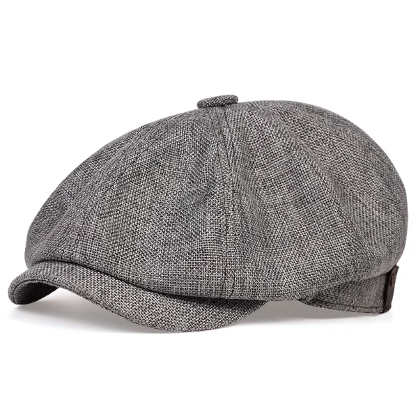 Men Casual Newsboy Hat Spring Autumn Retro Beret Hats Wild Casual Hats Unisex Wild Octagonal Cap for Men Street Caps Gorras - Image 5