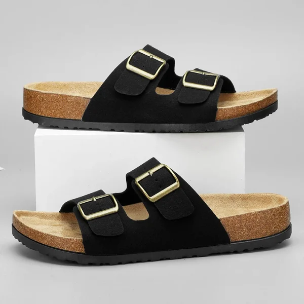 Man's Leather Sandal for Men Beach Sandals Men 2024 Designer Men's Shoes Men's Comfortable Slipper Original Brands Shoes Summer - Image 6