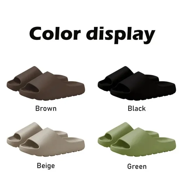 Coconut Slippers Cloud Thick-soled Sandals Summer Fashion Soft Bottom Beach Men Slippers Women's Sandals  EVA Slides - Image 6